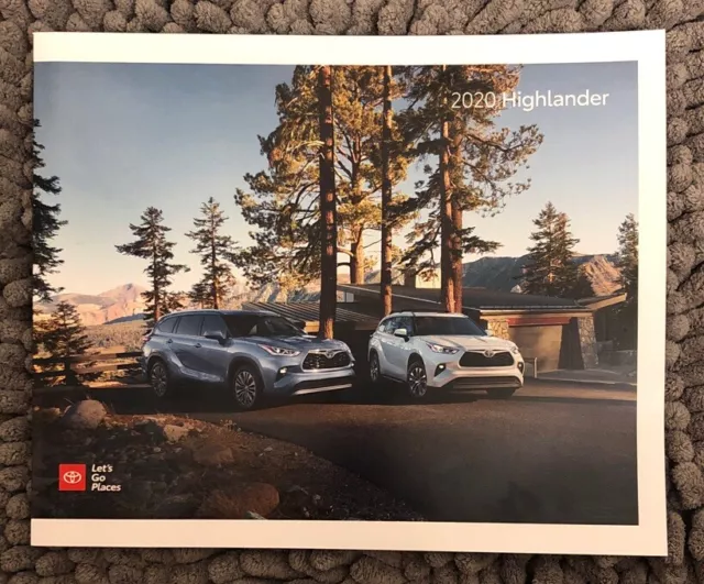 2020 TOYOTA HIGHLANDER 24-page Original Sales Brochure