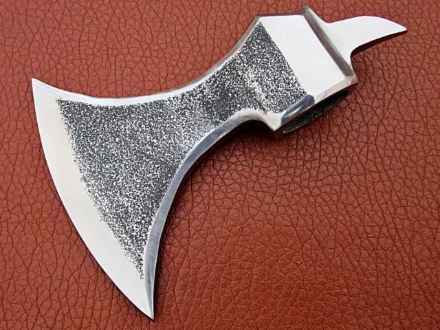 Custom Made Hand Forged Carbon Steel Tactical Bearded Tomahawk Viking Axe Head