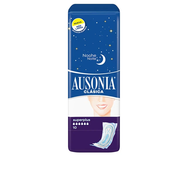 Higiene Ausonia unisex AUSONIA NOCHE compresas super plus 10 u