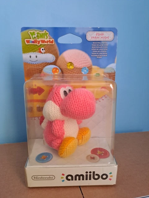 AMIIBO PINK YARN YOSHI-YOSHI DE LAINE ROSE EURO NEW