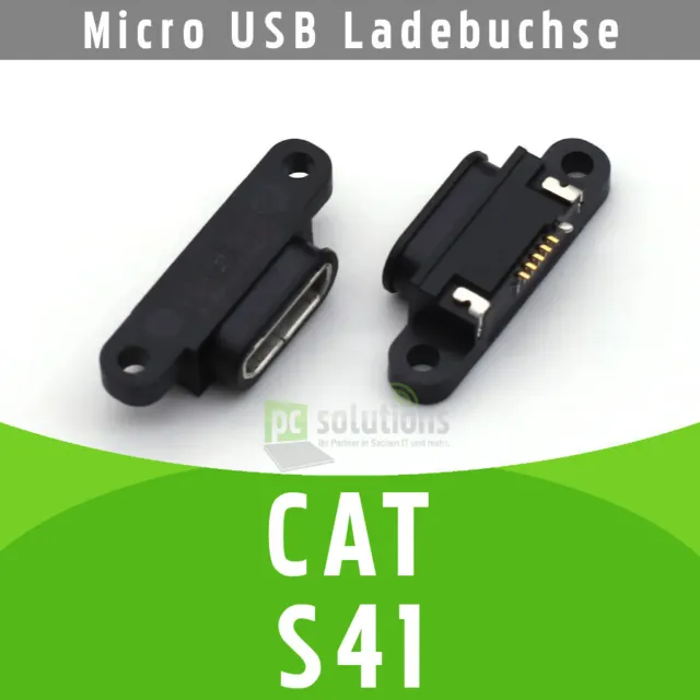 ✅ CAT S41 Micro USB DC Buchse Ladebuchse Strombuchse Socket Port Connector