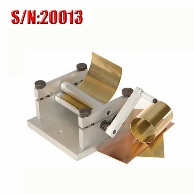 Manual Plate Rolling Machine Soft Metal/Tube Sheet Bending Machine S/N: 20013 E