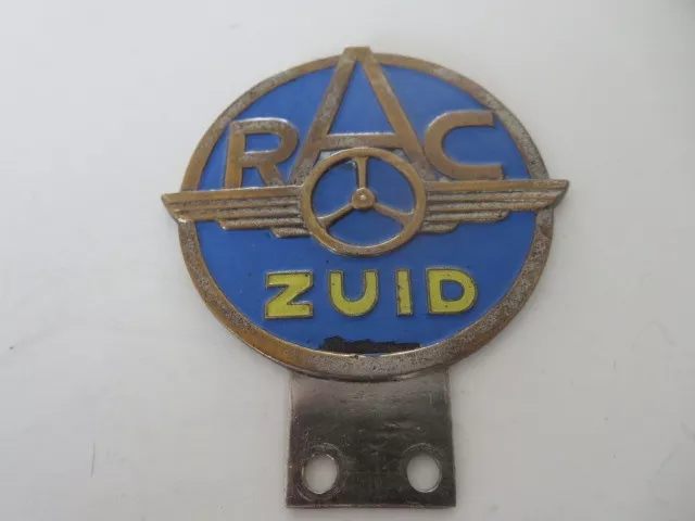 Badge automobile auto car club Netherlands ANWB The Royal Dutch Touring  Club A