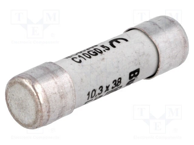 Sécurité : Schmelz 500VAC 500mA Céramique, Cylindre, Industrie C10G0-5 Sicherun