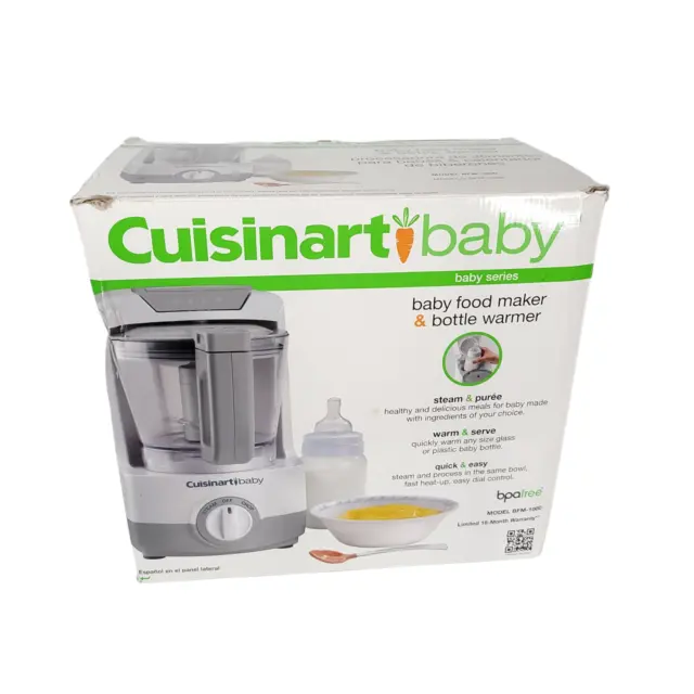 Cuisinart Baby BFM-1000 Baby Food Maker and Bottle Warmer w/Auto Shut Off