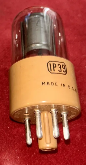 1P39 General Electric NOS Photo Tube in Original Box - Photo Multiplier Vacuum