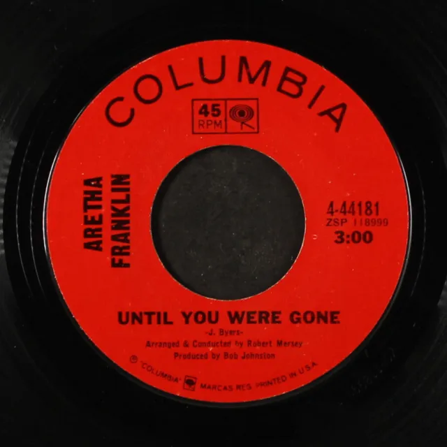 Aretha Franklin: Lee Cross / fino Al You Were Gone Columbia 7 " Singolo 45 RPM