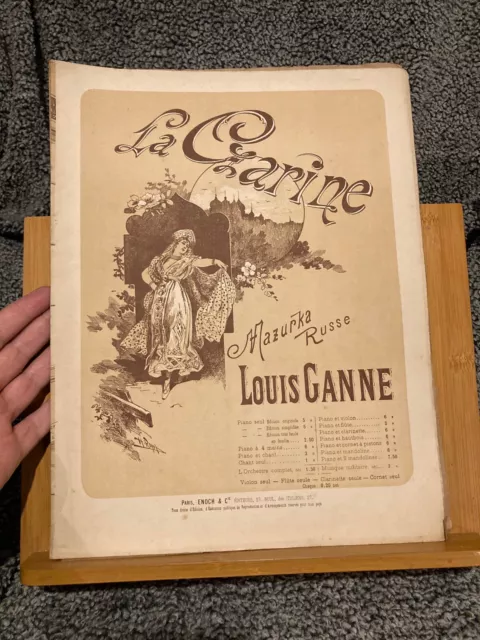 Louis Ganne La Czarine Mazurka russe partition piano éditions Enoch