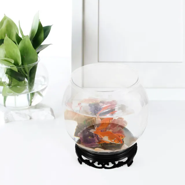 1 set of Fish Bowl Plastic Transparent Small Aquarium Small Goldfish Fish Tank