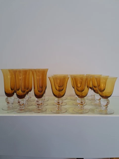 Lot De 6 Flûtes à Champagne Vintage ARCOPAL - Modèle Victoria - Verre Transparent - Occasion Très Bon état