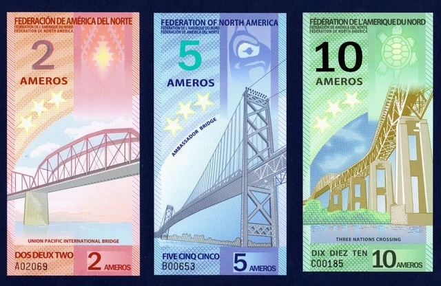 @ Federation of North America - SET 2+5+10 Ameros - POLYMER - BRIDGES