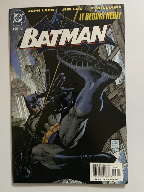 Batman #608 1st Print Dec. 2002 Hush Storyline Begins Jim Lee Cover & Art