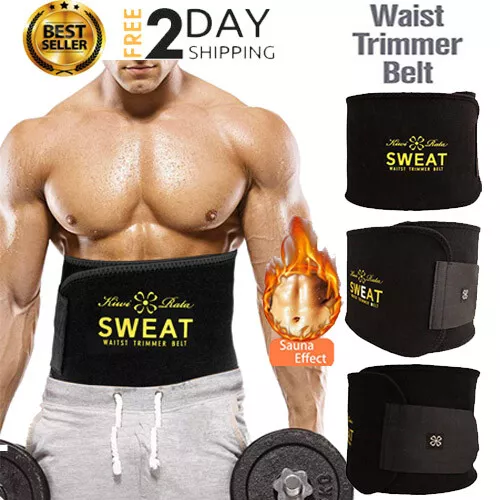 Hot Men Neoprene Sauna Shapewear Sweat GYM Belt Waist Cincher Girdle Body Shaper