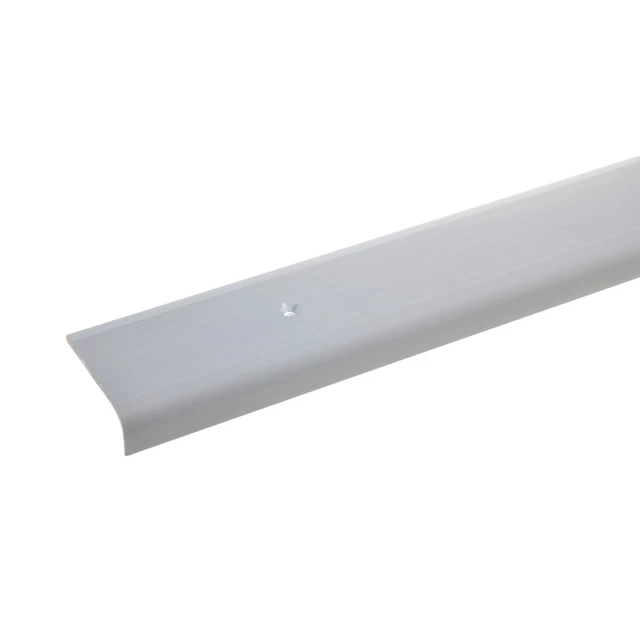 ZIUSFAC Treppenkantenprofil Aluminium 60cm - Rutschfeste Stufenkante Schwarz