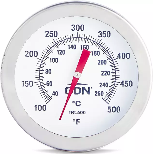 CDN IRL500 Long Stem Fry Thermometer – 12,Silver 2