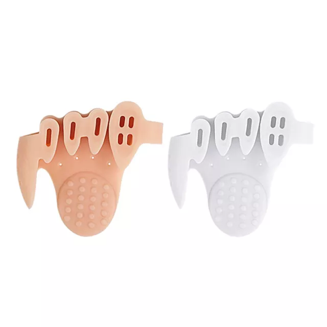 1Pair Silicone Toe Spreader Separator Bunion Hallux Valgus Corrector Foot Care 2