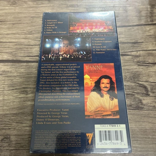 YANNI TRIBUTE VHS Video e1 £204.66 - PicClick UK