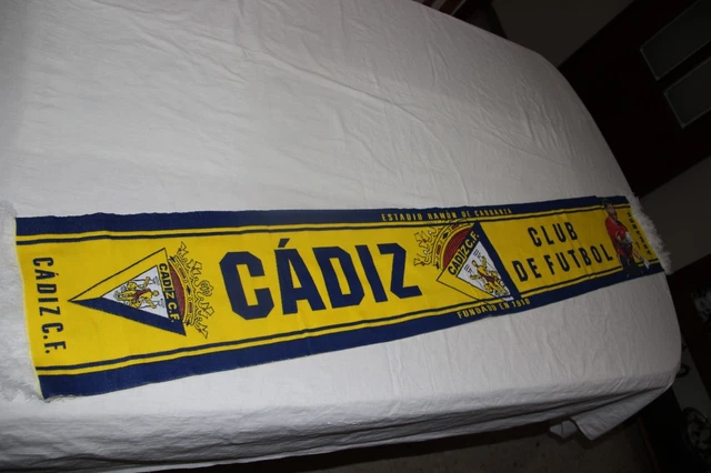 Écharpe De Foot Cádiz CF - Hommage Au Mythique Mágico González