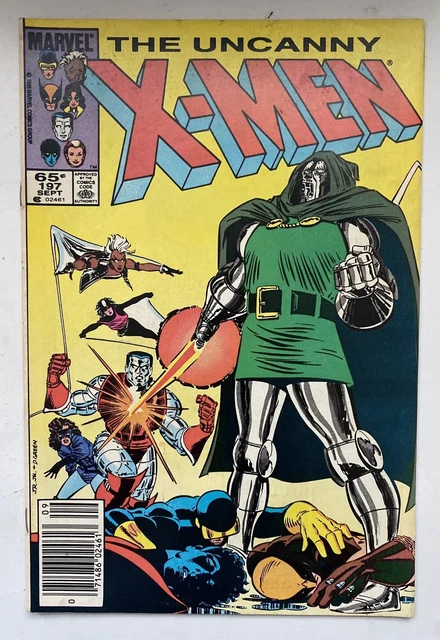 The Uncanny X-Men #197 Doctor Doom Cover (1985 Marvel Comics)