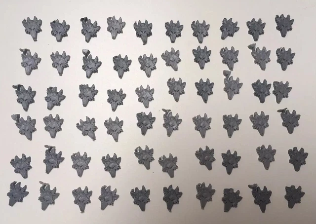 60 X SKAVEN Rune Horned Rat Icons For Shields - Spare Parts £20.00 ...