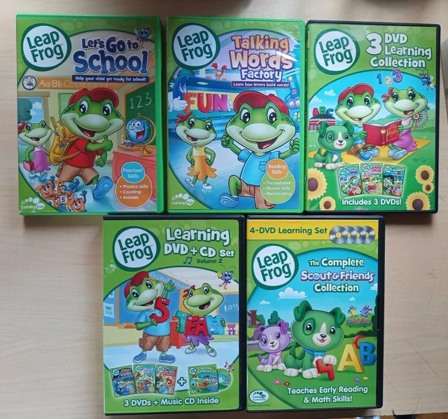 12X LEAPFROG LEAP Frog Mega Pack DVD R1 - Learning