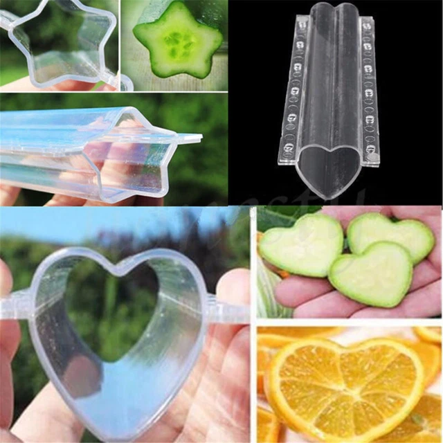 Shaping Mold Example SHAPING MOLD FRUIT Vegetable Star Heart Growth Forming Mould Garden ...