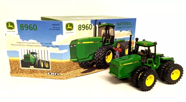 ERTL John Deere 8960 4WD Tractor w/Duals National Farm Toy Show 2021  NIB - 1:64
