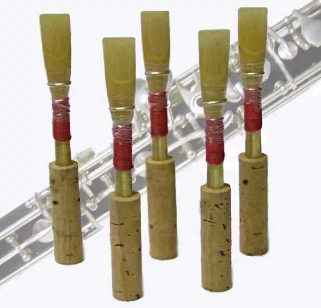 5 Tipple Oboe Reeds - mittelweiche Stärke