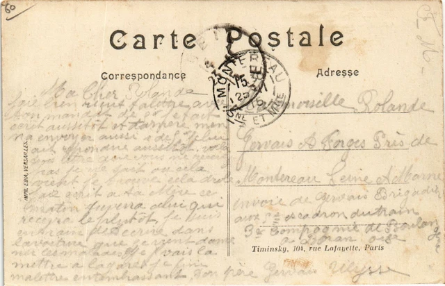 CPA Creil Rue de l'Ecole Somasco FRANCE (1014095) 2