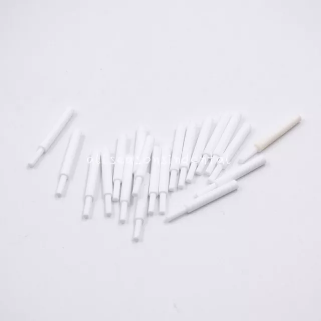 100 Pcs/10 Pack Zirconia Ceramic Pins for Dental Lab Honeycomb Firing Trays