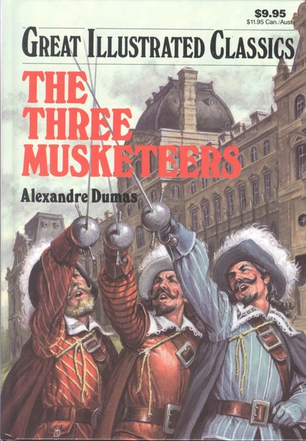 3 GREAT ILLUSTRATED Classics Robin Hood Three Musketeers Journey 3-great-illustrated-classics-robin-hood-three-musketeers-journey
