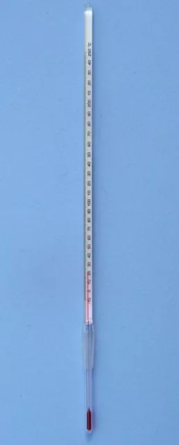 STANDARD TAPER 10/30 SPIRIT THERMOMETER -10 to 250 C