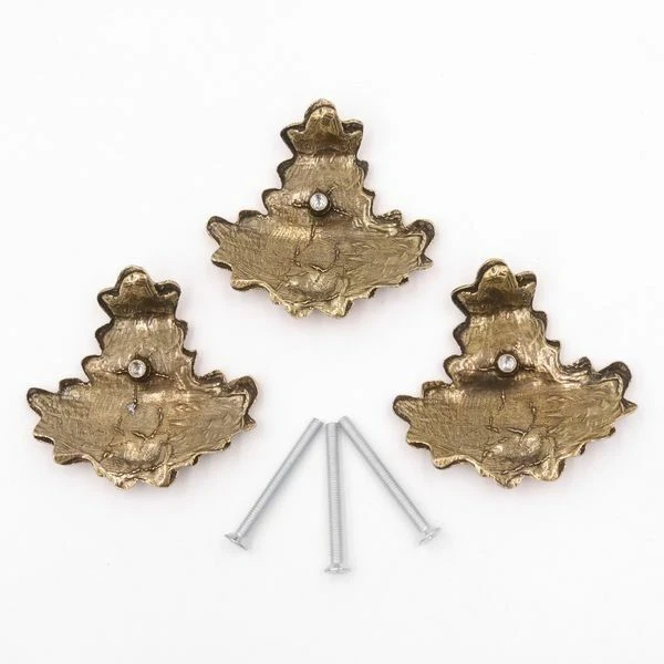 3 X Hoja de Roble Portada Jabalí Cubierta Decoración Armas Nuevo 2