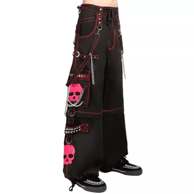 Pink Skull Gothic Cyber Chain Goth Jeans Punk Rock Cotton Pants