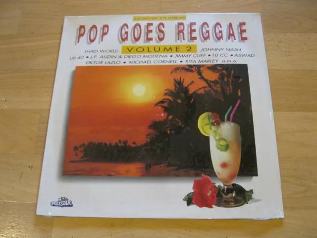 LP Various Pop Goes Reggae Vol.2  Johnny Nash Vinyl Polystar 845 860-1  NEU  OVP