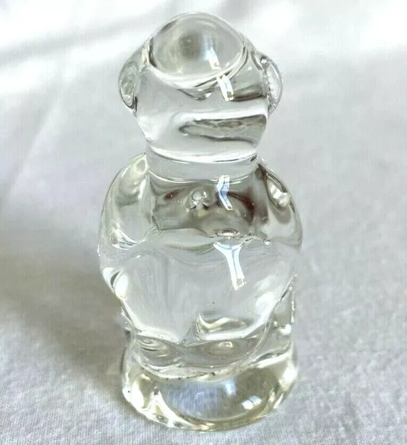 Handmade Solid Glass Gorilla? Puppy? Monkey? Ornament ~ 6cm ~ Hand Blown 3