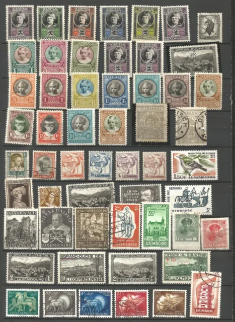Timbres Anciens Luxembourg