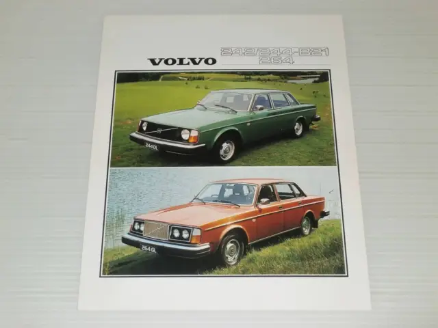 Catalog only  Volvo 242 244 B21 264 Around 1976 Teijin Volvo