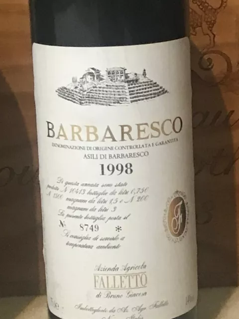 ++ Barbaresco Asili 1998++ Bruno Giacosa ++