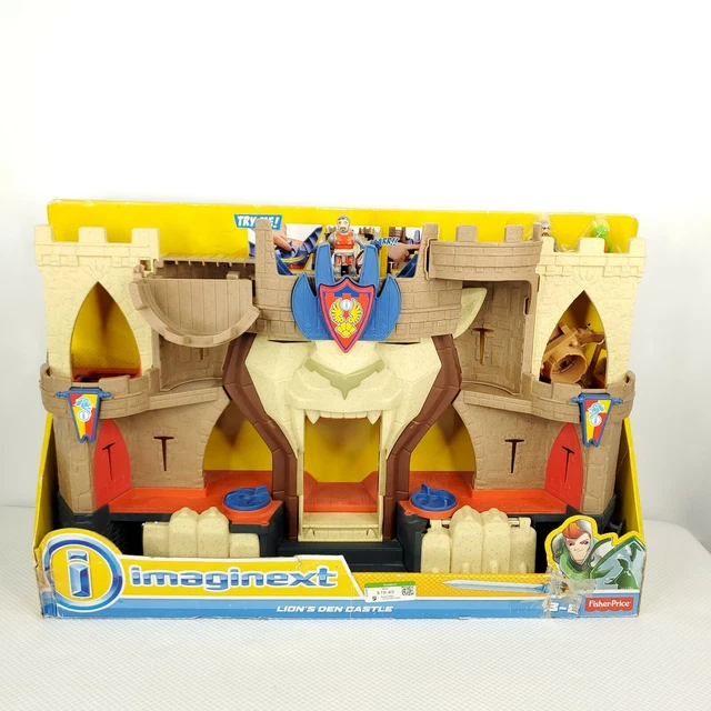 FISHER PRICE IMAGINEXT Lion's Den Castle Kingdom Knights Playset 2014