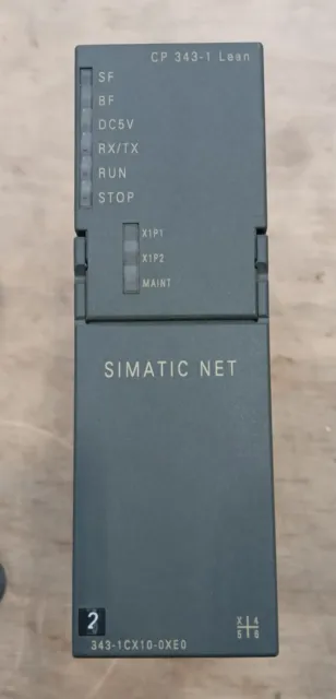 Plc Siemens S7 Simatic Net Cp 343-1 Lean 343-1Cx10-0Xe0