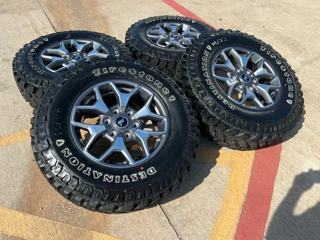 17& FORD BRONCO wheels rims tires M/T SASQUATCH Ranger 95229 2021 2022 ...