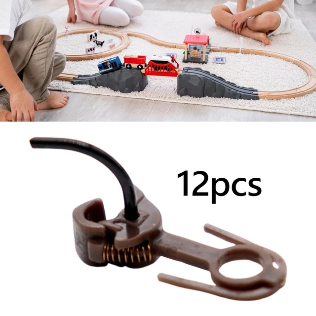 Attelages Pour Trains Miniatures HO 1:87 - Lot De 6, Métal Et Plastique, Longueur 1,73 Cm - 5