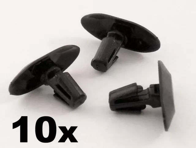 10x Peugeot Plastic Weatherstrip Clips- For rubber door seals, door gasket clips