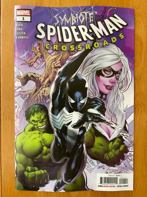 SYMBIOTE SPIDER-MAN CROSSROADS #1 Greg Land Main Cover A  Marvel NM