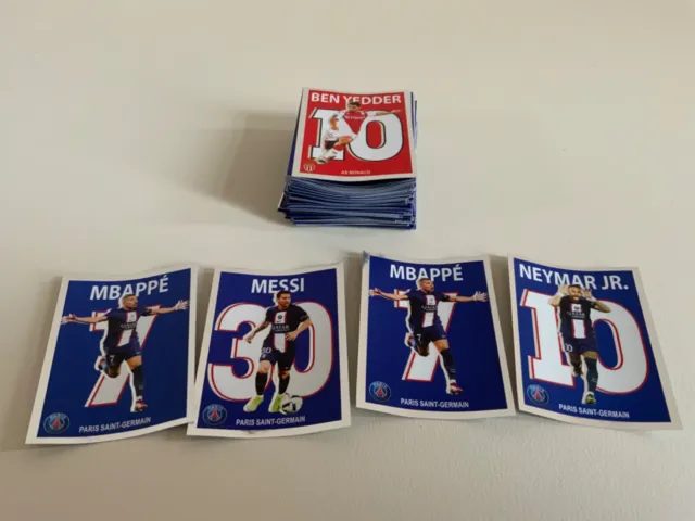 Foot 2023 Ligue 1 Uber Eats - Lot of 110 Panini Stickers - MBAPPE MESSI NEYMAR