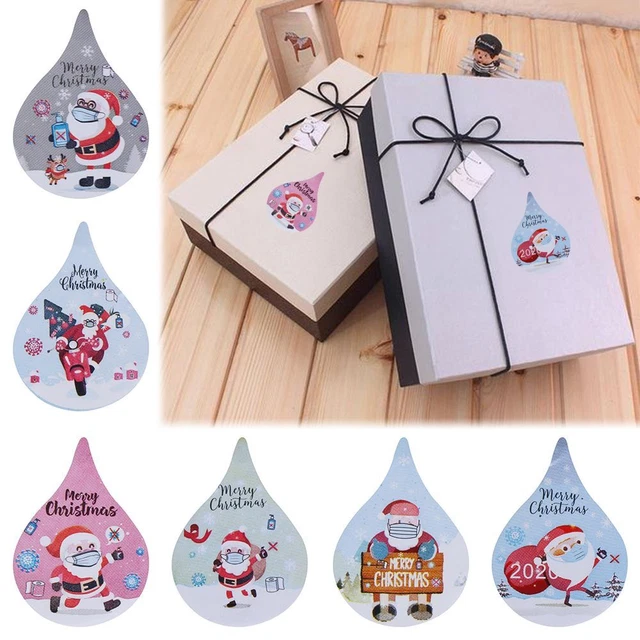Pegatina con sello Santa Claus Label Sticky Note Christmas Sticker