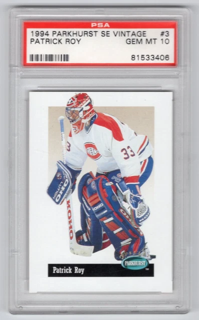 Patrick Roy 1994-95 Parkhurst Se Vintage 94-95 No 3 Psa 10   33809