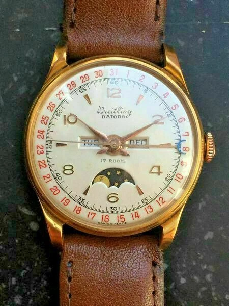 OROLOGIO CYMA OCEANA Club Calendario Fasi Lunari Lunetta Oro 14K EUR