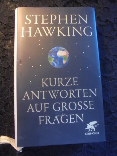 Steven Hawking "Kurze Antworten auf große Fragen", Hardcover, wie neu